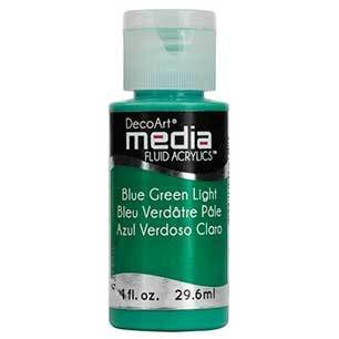 DecoArt Media Fluid Acrylic - Blue Green Light