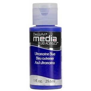 DecoArt Media Fluid Acrylic - Ultramarine Blue