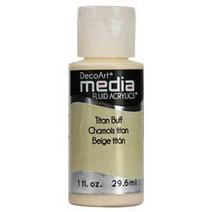 DecoArt Media Fluid Acrylic - Titan Buff