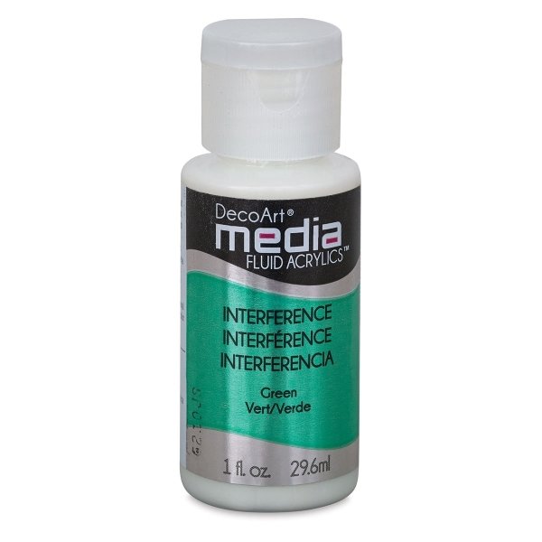 DecoArt Media Fluid Acrylic - Interference Green
