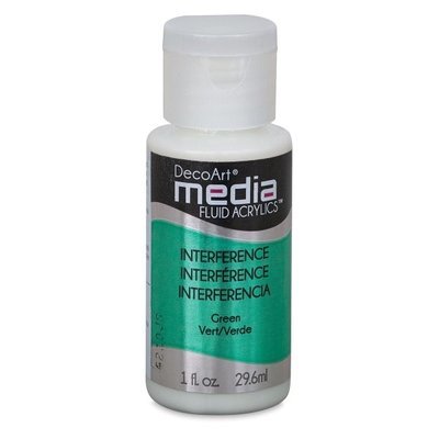 DecoArt Media Fluid Acrylic - Interference Green