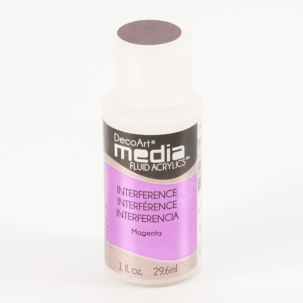 DecoArt Media Fluid Acrylic - Interference Magenta
