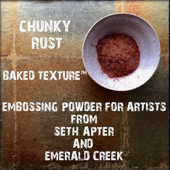 Embossing Powder for Artists - Chunky Rust