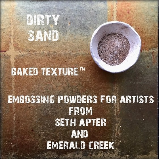 Embossing Powder for Artists - Dirty Sand