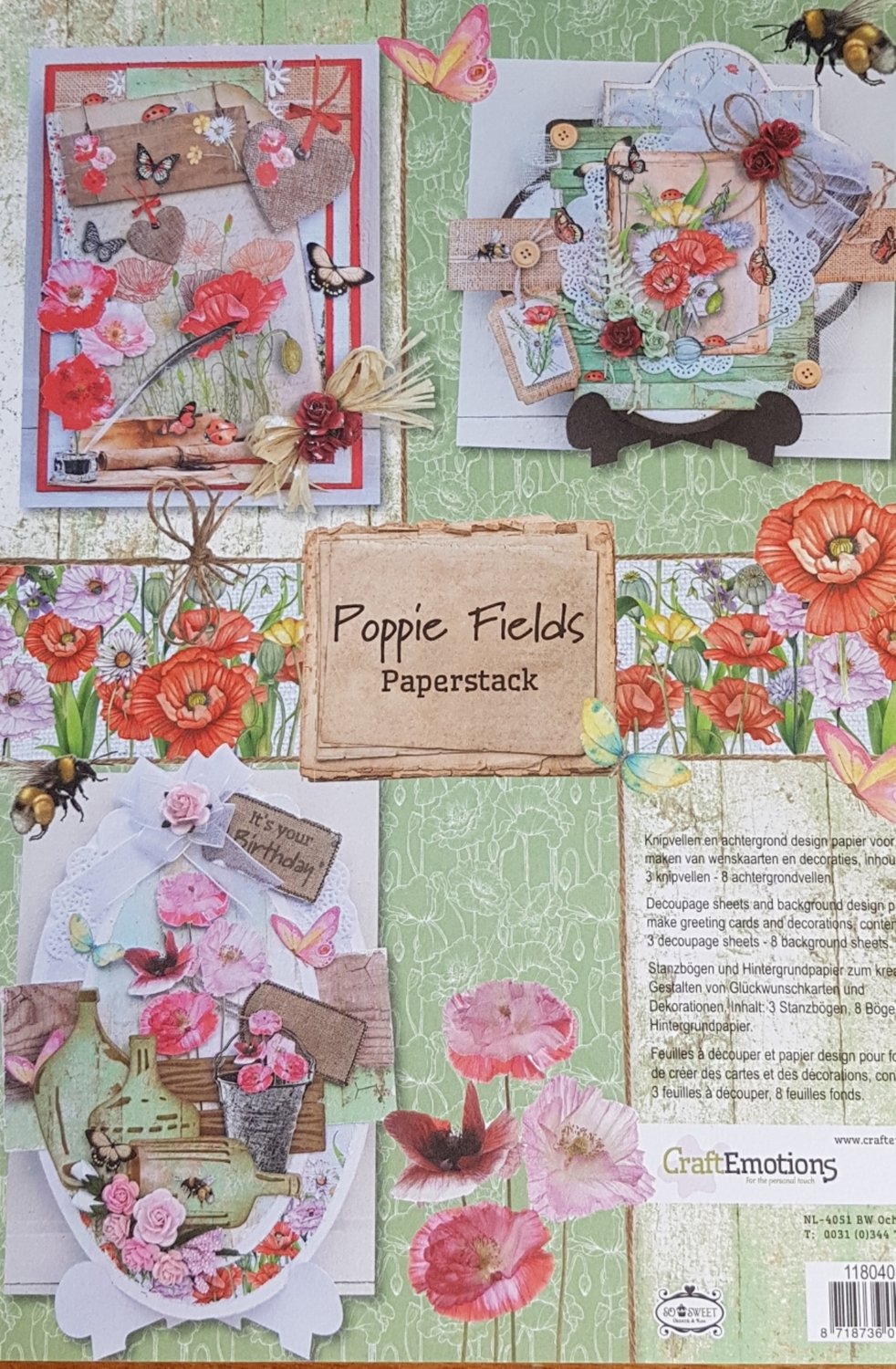 Poppie Fields paper stack