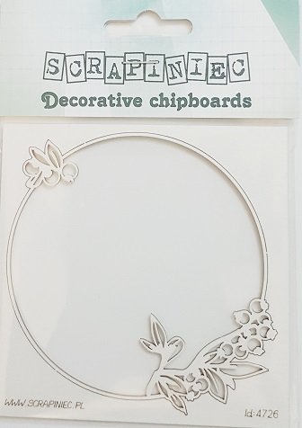 Blueberry Fairy - small round blueberry frame