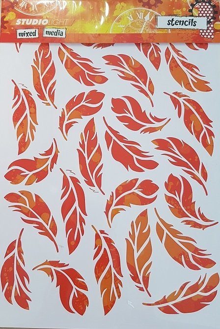 Studio Light A4 stencil - Leaves