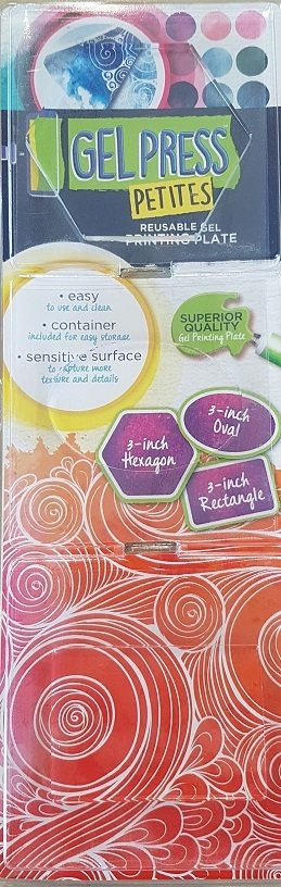 3&quot; Gel Press Printing Plates - Oval, Hexagon &amp; Rectangle