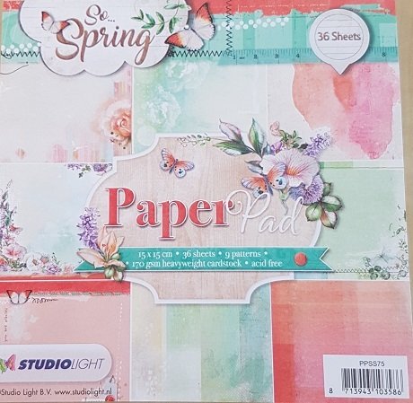 Studio Light - So Spring Paper Pad 6 x 6