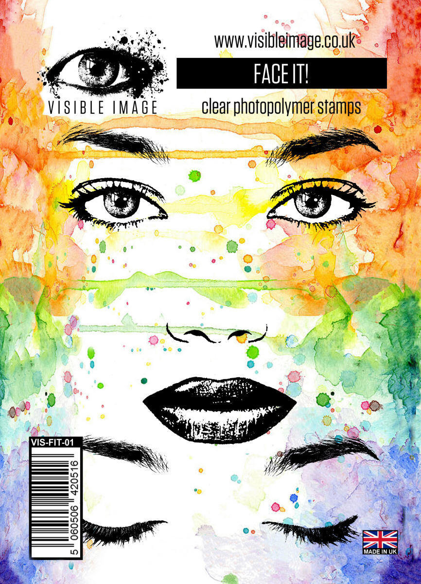 Visible Image Photopolymer stamp - Face It!