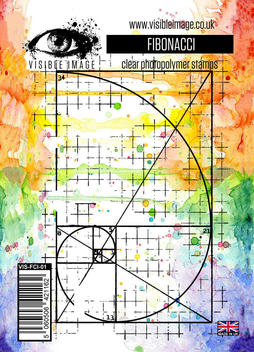 Visible Image Photopolymer stamp - Fibonacci