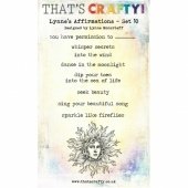 That&#39;s Crafty! Clear Stamp Set - Lynne&#39;s Affirmations Set 10