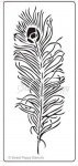 Sweet Poppy Stencils - Feather