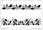Sweet Poppy Stencils - Holly Borders
