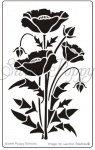 Sweet Poppy Stencils - Poppy