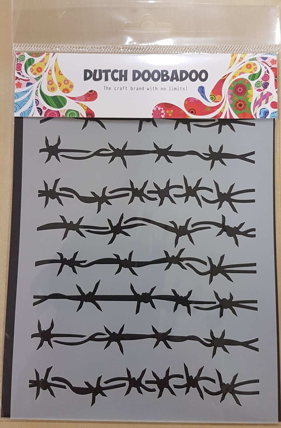 A5 Stencil - Barbed Wire