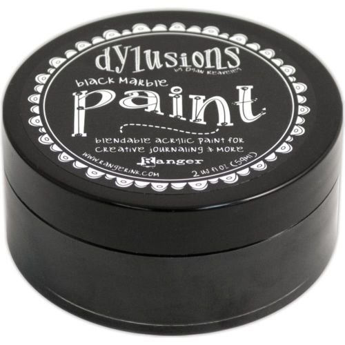 Dylusions Acrylic Paint - Black Marble