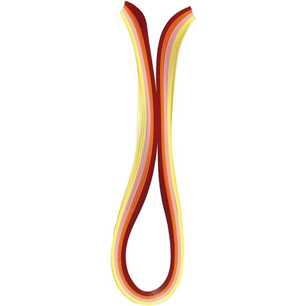 Quilling papers - Red, Pink, Yellow and Orange