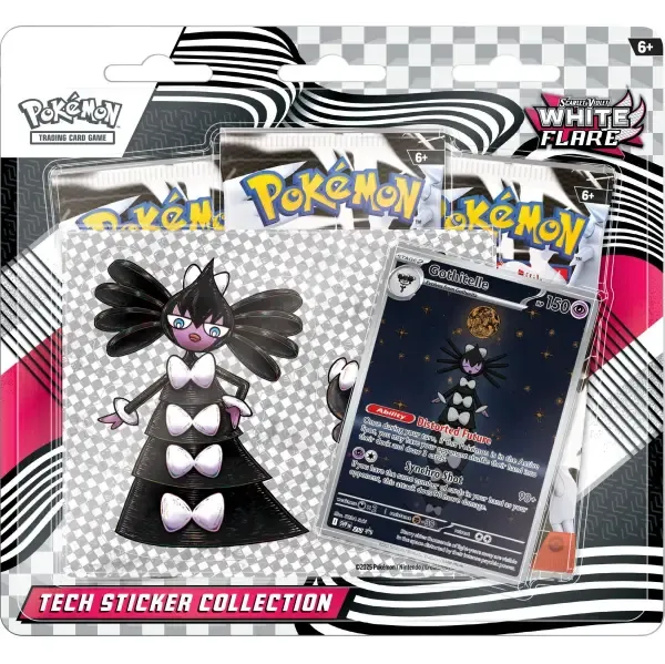 Pokémon White Flare Tech Sticker Collection