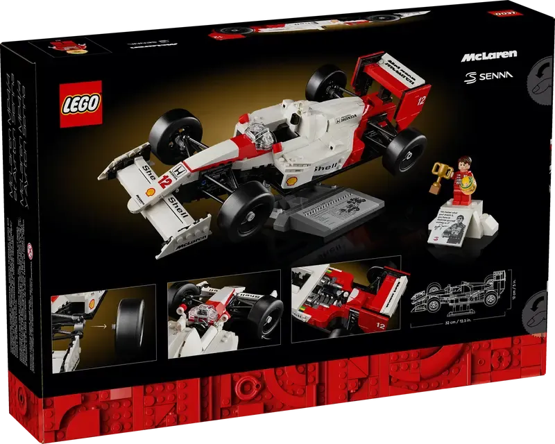 LEGO Icons – McLaren MP4/4 and Ayrton Senna