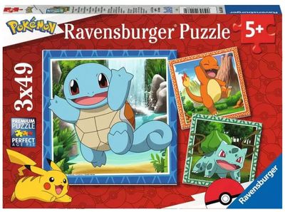Pokémon puzzle - 3x 49 pieces