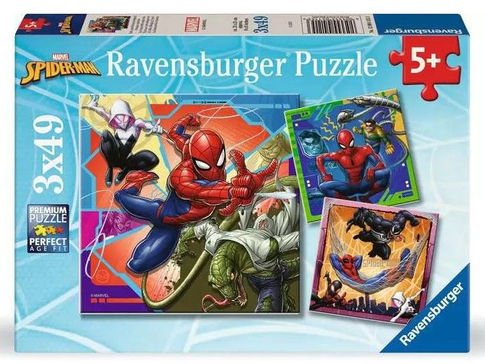 Marvel Spider-Man puzzle - 3x 49 pieces