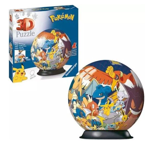 Pokémon Multicharacter 2 – 3D Puzzel Bal (72 stukjes)