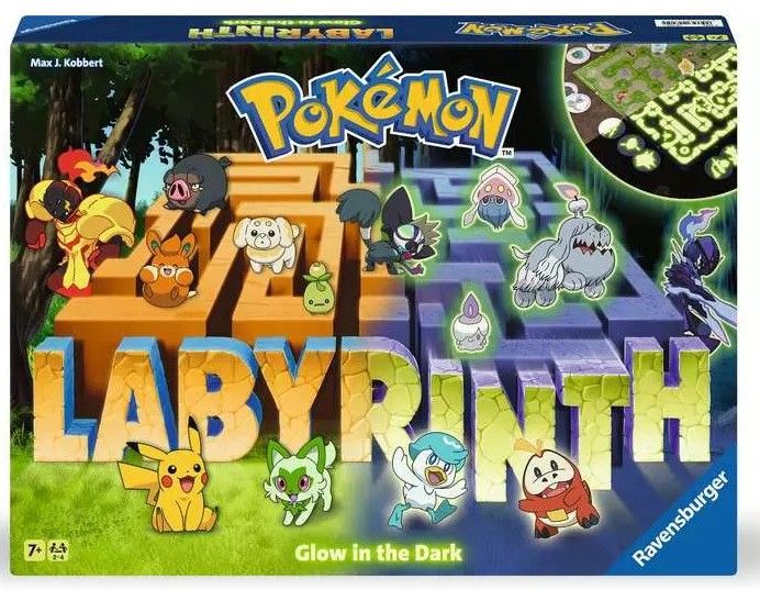 Pokémon Labyrinth Glow in the Dark