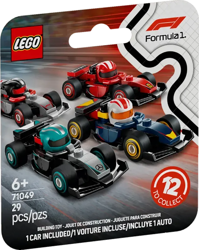 LEGO Minifigures – F1 Race Cars
