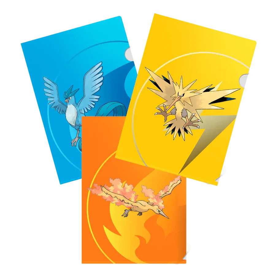 Ultra Pro Pokémon 3 Pack Tournament Folios – Zapdos, Moltres and Articuno