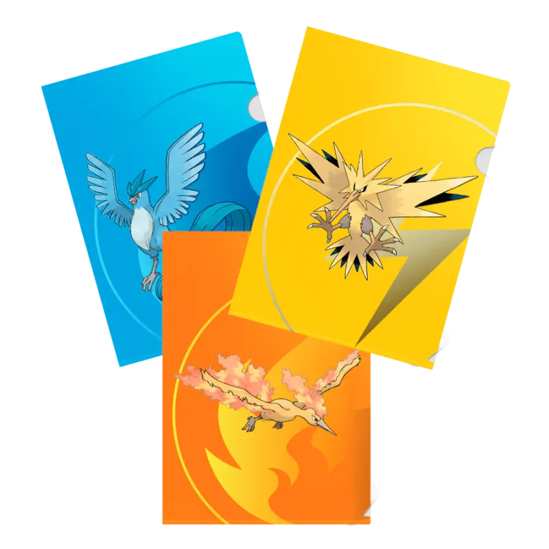Ultra Pro Pokémon 3 Pack Tournament Folios – Zapdos, Moltres and Articuno