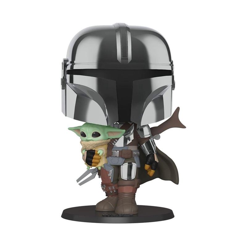 Pop Star Wars: Jumbo Mandalorian with the Child Funko Pop #380