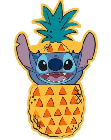 Disney Stitch Cushion – Pineapple Shape