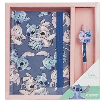Stitch Stationery Set – Blue
