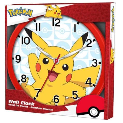 Pokémon Wall Clock – Pikachu
