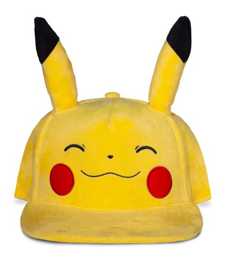 Pokémon - Pikachu Smiling Plush cap