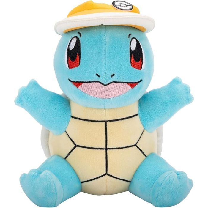Pokémon Pluche - Squirtle with sunvisor 20cm