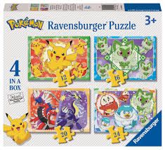 4-in-1 Puzzle: ¨okémon (12+16+20+24 pieces)