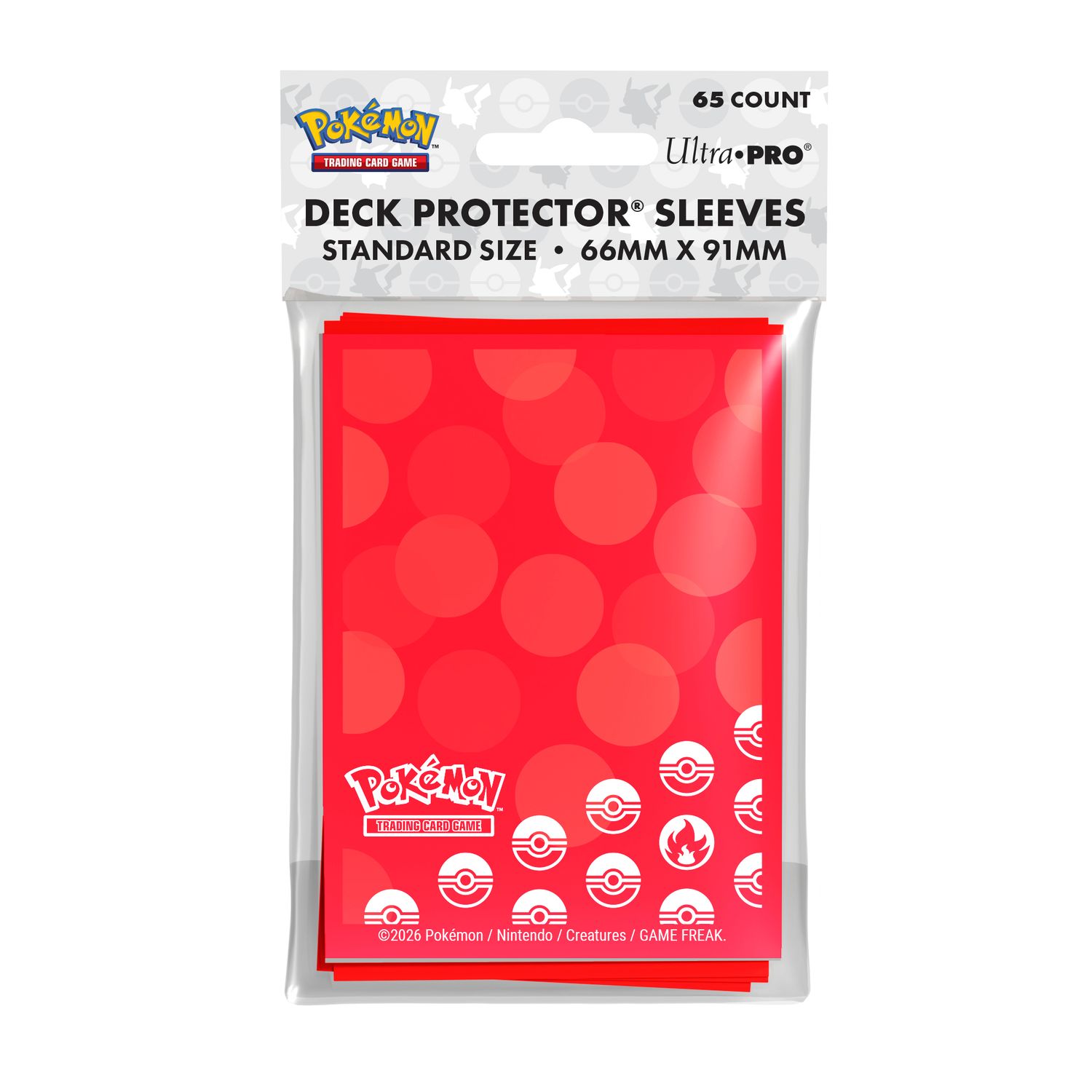 Pokémon - Lightning Energy 65pc Deck Protector Sleeves (66 x 91 mm)