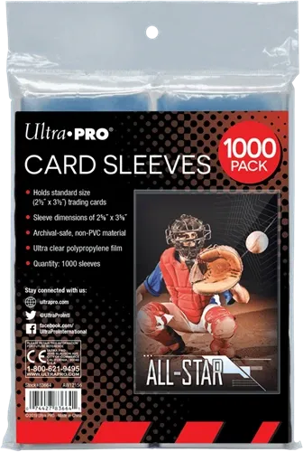 Ultra Pro Clear Card Sleeves
