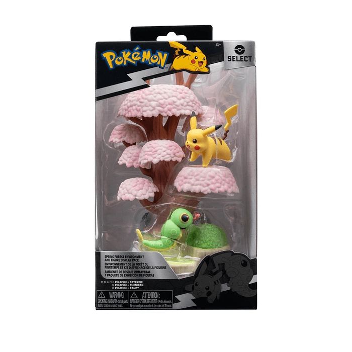 Pokémon spring environment and figure display pack 