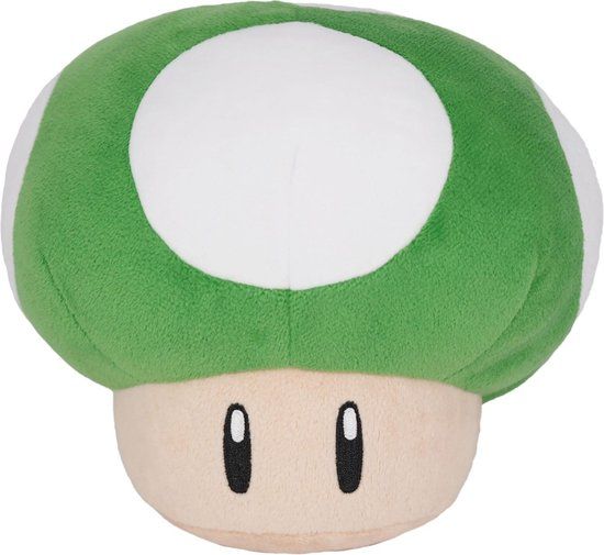 Super Mario 1UP Mushroom Plush (Green)