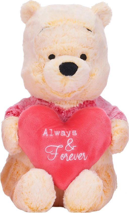 Plush with Heart – Winnie the Pooh, Eeyore &amp; Tigger (27 cm)
