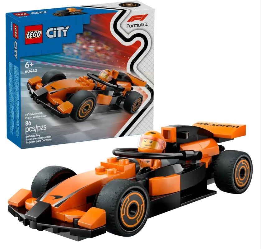 Lego City - F1 Driver with McLaren Race Car