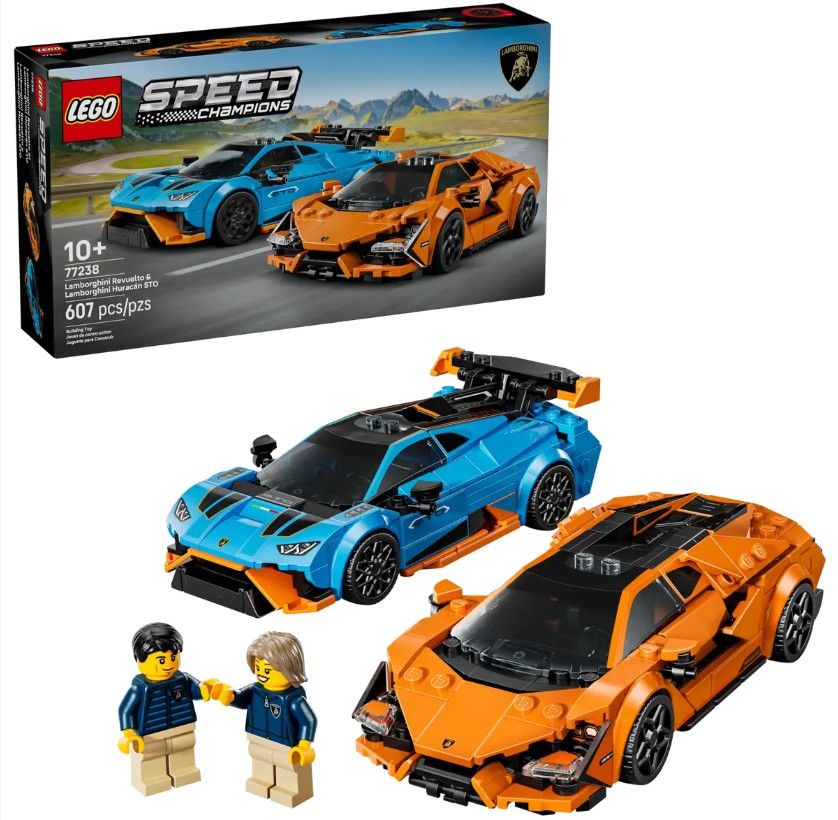 LEGO Speed Champions – Lamborghini Revuelto &amp; Huracán STO