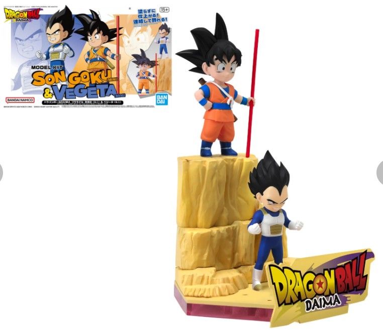 DRAGON BALL DAIMA – Son Goku &amp; Vegeta – Model Kit