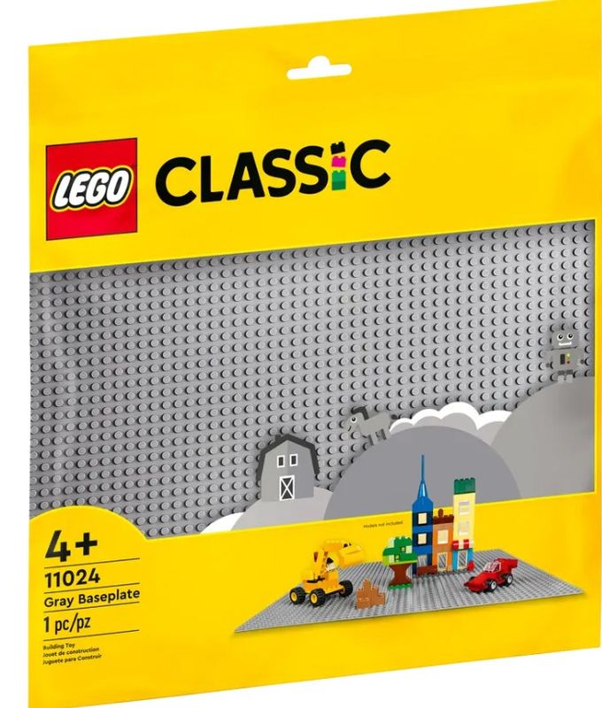 LEGO® Classic Grey Baseplate (11024)