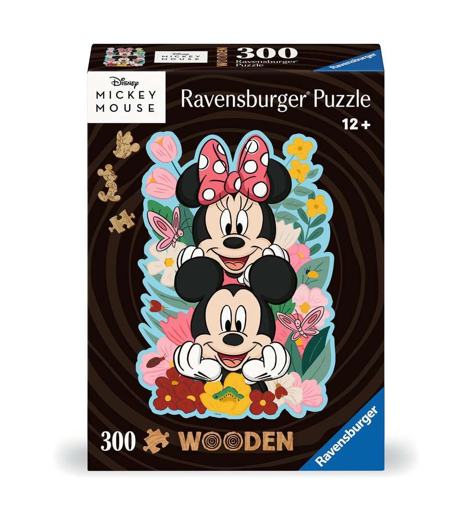 Wooden  Mickey &amp; Minnie Mouse Puzzle – 300 Pieces