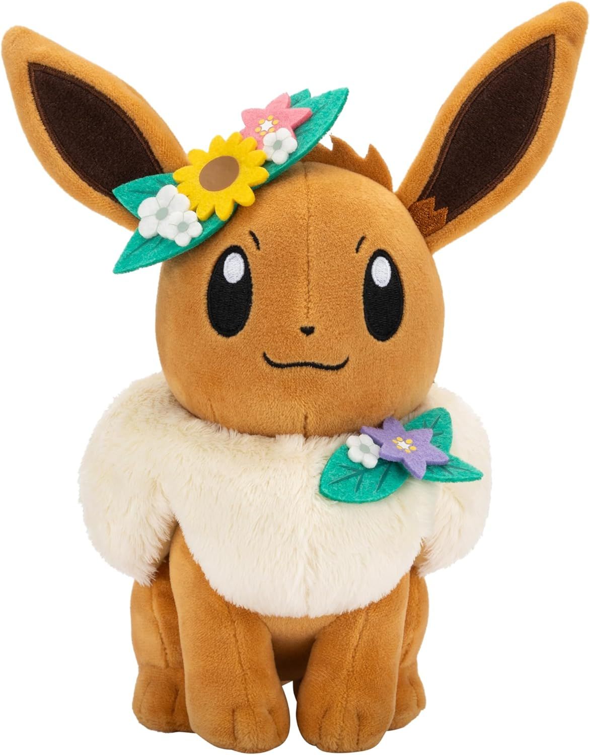 Pokémon Pluche - Eevee with flower 20 cm