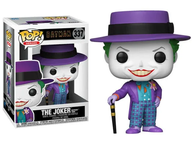 FUNKO POP - BATMAN 1989 - POP N° 337 - Joker w/ Hat with chase